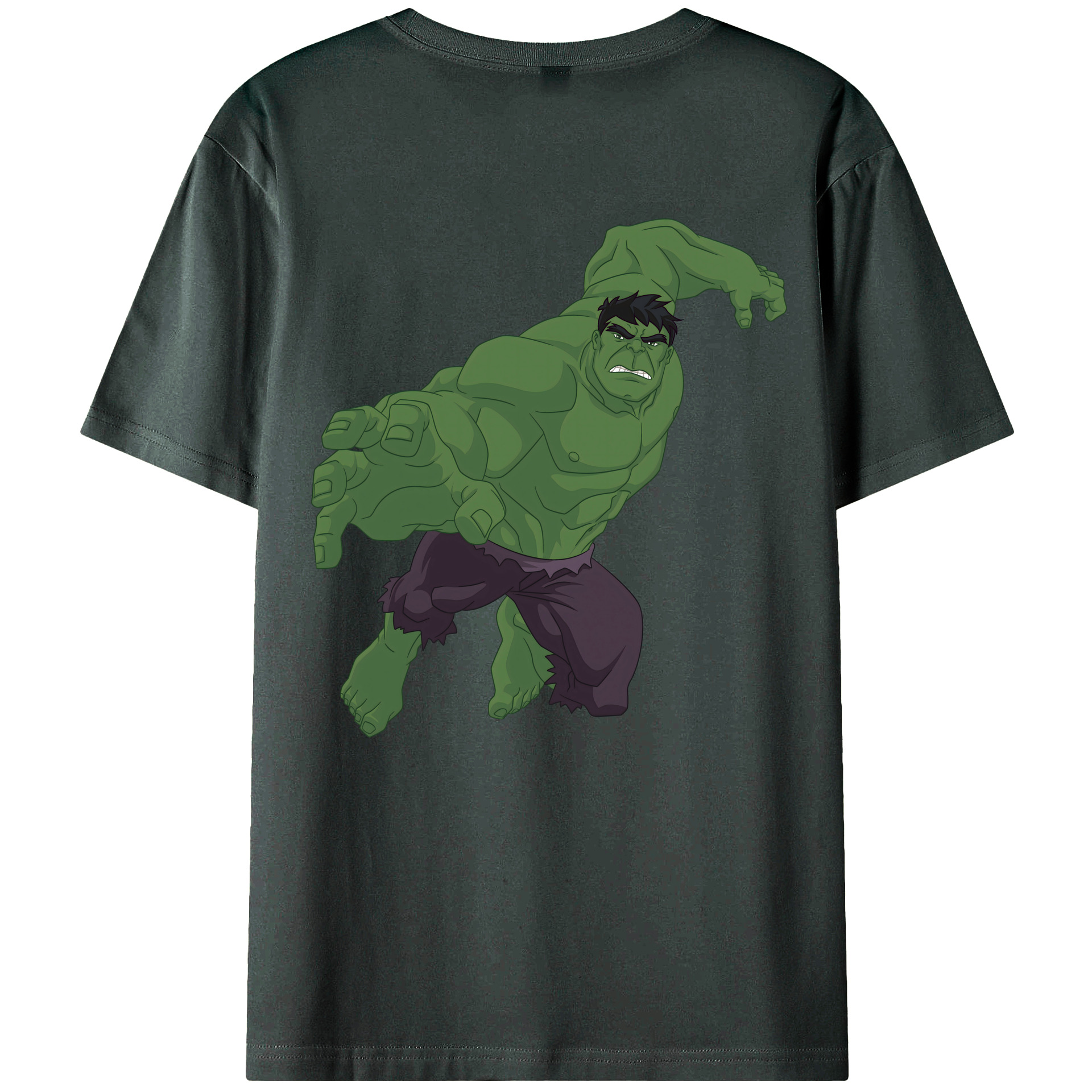 （画像用） アベンジャーズ The Avengers 綿100％ メンズ半袖Tシャツ（バックプリント） 通気性